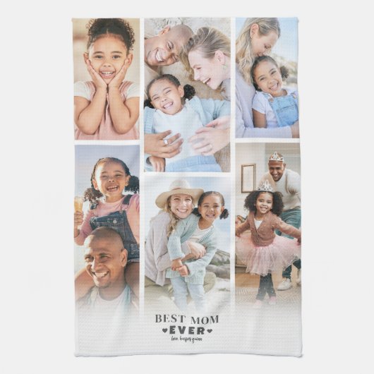 Personalisierte Mama Geschirrtuch (Vertikal)