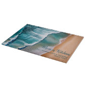 Personalisierte Mama Gift Tender Liebe TLC Ocean W Schneidebrett (Ecke)