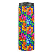 Personalisierte Mama Hübsche Blüte Thermosbecher (Rückseite)