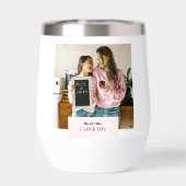 PERSONALISIERTE MAMA I LIEBE FOTO (Rückseite)