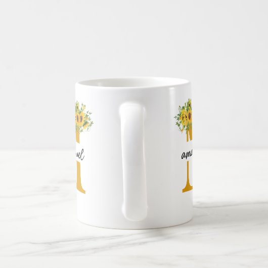 Personalisierte MAMA Kaffee Tasse mit Kindernamen (Henkel)