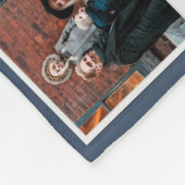 Personalisierte Mama Kinder 12 Fotocollage Fleecedecke (Ecke)