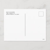 Personalisierte Mama Kindertageskarte Feiertagspostkarte (Rückseite)