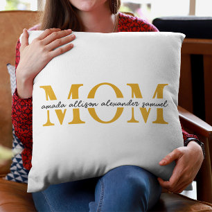 Personalisierte MAMA Kissen mit Kindername