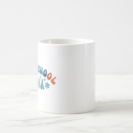 Personalisierte Mama Mama mit Kindernamen Kaffeetasse (Mittel)