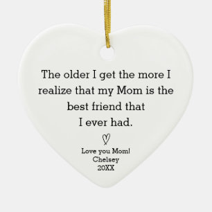 Personalisierte Mama Mama zum Geburtstag von Mütte Keramik Ornament