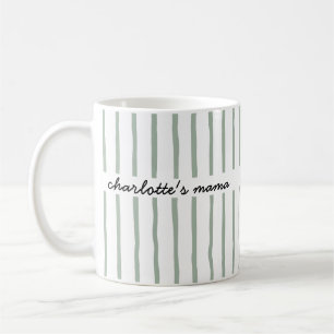 Personalisierte Mama mit individuellem Namen des K Kaffeetasse