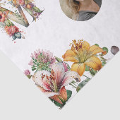 Personalisierte MAMA Mütter Tag Blume Foto Seidenpapier (Ausschnitt)