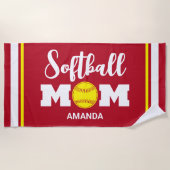 Personalisierte Mama Muttertag Strandtuch (Vorderseite)