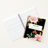 Personalisierte "Mama Notes" Black Notebook Notizblock (Innenseite)