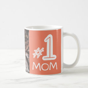 Personalisierte Mama-Pfirsich-Rosa-Kaffee-Tasse Kaffeetasse