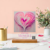Personalisierte Mama "Reine Liebe" und I Acrylschild (Hochzeit)