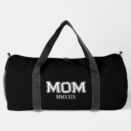 Personalisierte 'Mama' römische Zahlen Geschenk Duffle Bag