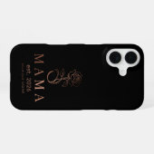 Personalisierte MAMA-Rose Minimalist iPhone-Hülle  iPhone 16 Hülle (Rückseite (Horizontal))