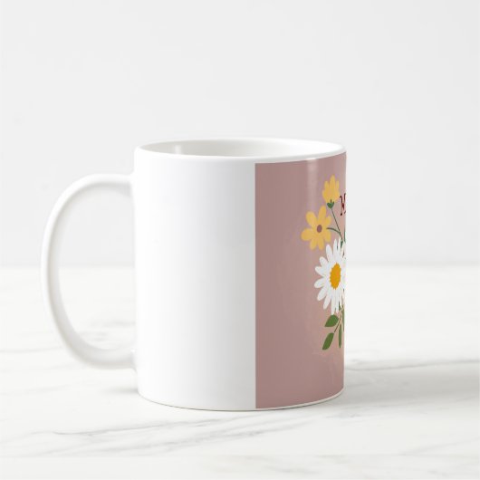 Personalisierte Mama Tasse (Links)