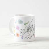 Personalisierte Mama Tasse mit Kindernamen  (Vorderseite Links)