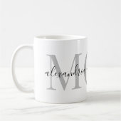 Personalisierte Mama Typografie Herz Kaffeetasse (Links)