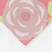 Personalisierte Mama-u. Baby-Panda-Bärn-Kinder Fleecedecke (Ecke)