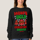 Personalisierte Mama Uguler Weihnachtssüßer Sweatshirt (Vorderseite)
