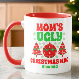 Personalisierte Mama Uguler Weihnachtssüßer Tasse
