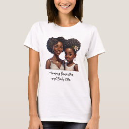 Personalisierte Mama und Tochter (11) T-Shirt