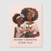 Personalisierte Mama und Tochter (12) Magnetkarte (Vorderseite)