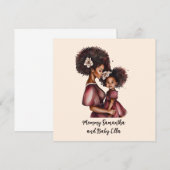 Personalisierte Mama und Tochter (2) (Vorne/Hinten)