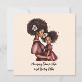 Personalisierte Mama und Tochter (2) (Vorderseite)