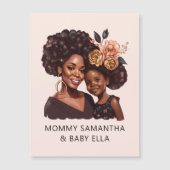 Personalisierte Mama und Tochter (20) Magnetkarte (Vorderseite)