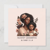 Personalisierte Mama und Tochter (21) (Vorderseite)