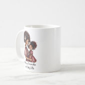 Personalisierte Mama und Tochter (2) Kaffeetasse (Vorderseite Links)