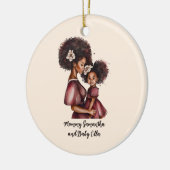 Personalisierte Mama und Tochter (2) Keramik Ornament (Links)