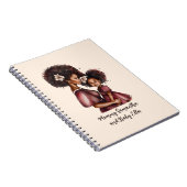 Personalisierte Mama und Tochter (2) Notizblock (Rechte Seite)