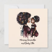 Personalisierte Mama und Tochter (4) (Vorderseite)