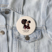 Personalisierte Mama und Tochter (4) Button (Beispiel)