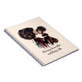 Personalisierte Mama und Tochter (4) Notizblock (Rechte Seite)