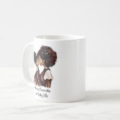 Personalisierte Mama und Tochter (5) Kaffeetasse (Vorderseite Links)