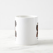 Personalisierte Mama und Tochter (6) Kaffeetasse (Mittel)