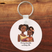 Personalisierte Mama und Tochter (7) Schlüsselanhänger (Vorderseite)