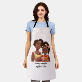 Personalisierte Mama und Tochter (7) Schürze (Getragen)