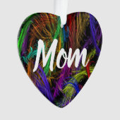 Personalisierte Mama-Verzierung Ornament (Vorderseite)