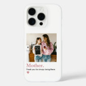 Personalisierte Mama Vielen Dank Foto Case-Mate iPhone Hülle (Rückseite)