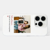 Personalisierte Mama Vielen Dank Foto Case-Mate iPhone Hülle (Rückseite (Horizontal))