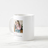 Personalisierte Mama Vielen Dank Foto Kaffeetasse (Vorderseite Links)