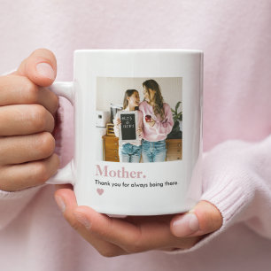Personalisierte Mama Vielen Dank Foto Kaffeetasse