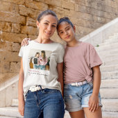 Personalisierte Mama Vielen Dank Foto T-Shirt