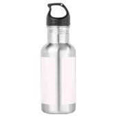 Personalisierte "Mama" Wasserflasche - rosa Herz (Rückseite)