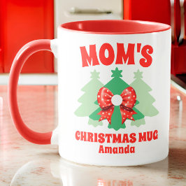 Personalisierte Mama Weihnachten Tasse