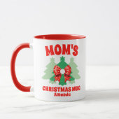 Personalisierte Mama Weihnachten Tasse (Links)
