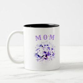 Personalisierte Mama Zweifarbige Tasse